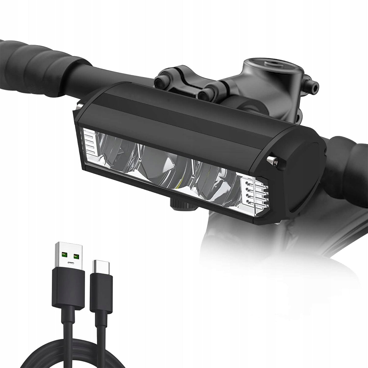 NEW Strong Bicycle Light Front Lamp Flashlight Light 3 x LED 900lm Brand no brand