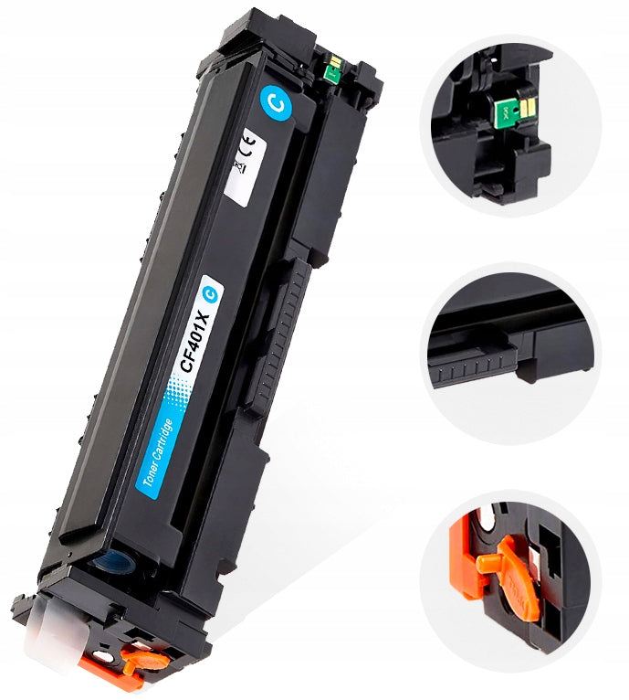 NEW TONER CARTRIDGE FOR HP LASERJET PRO MFP M277DW CF401X Manufacturer code M252n / M274dn / M277dw / CF401X