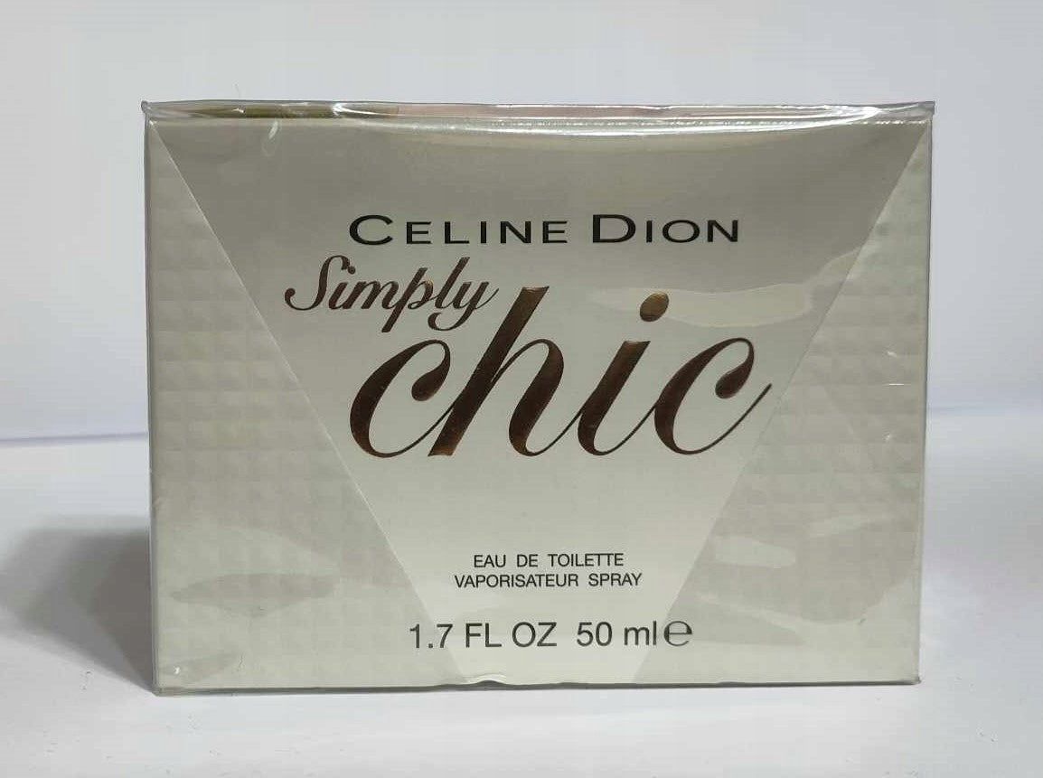 NEW UNIQUE Celine Dion Simply Chic 50 ml EDT ONLY ORIGINAL - FOIL