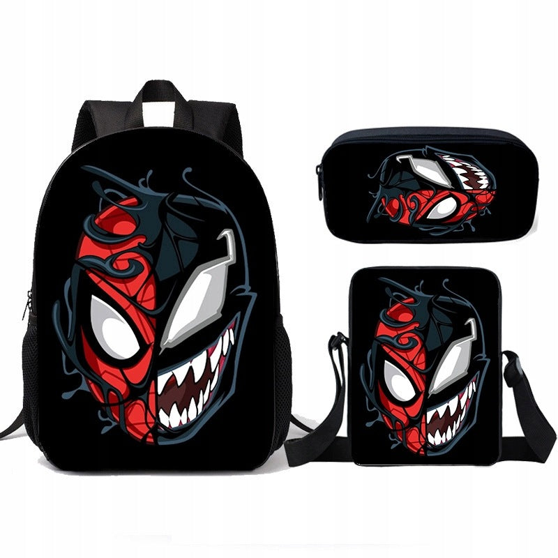 NEW Venom SCHOOL SET BACKPACK A4 PENCIL CASE BAG Manufacturer code SW3HWB4G5BT
