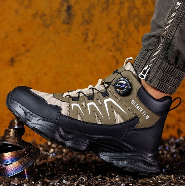 NEW WORK SHOES MEN'S SPORTS SHOES BREATHABLE WITH TOE BHP Brand no brand