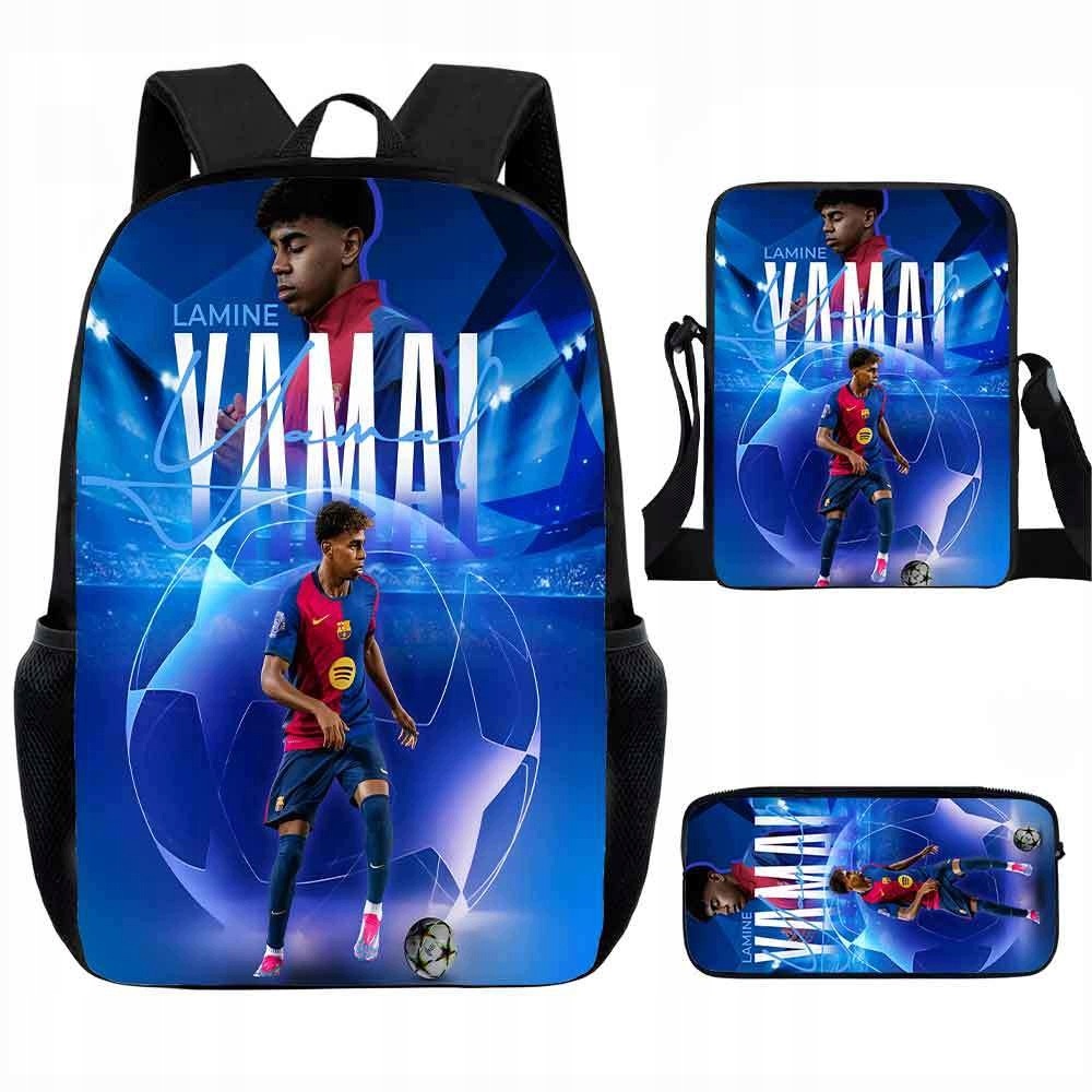 NEW Yamal SCHOOL SET BACKPACK A4 PENCIL CASE BAG Manufacturer code DRMYNU
