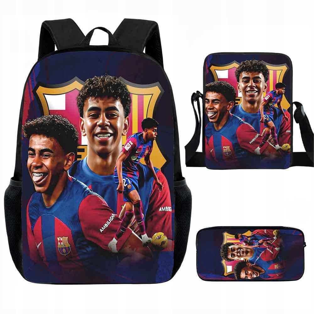 NEW Yamal School Set: A4 Backpack, Bag, Pencil Case Brand no brand