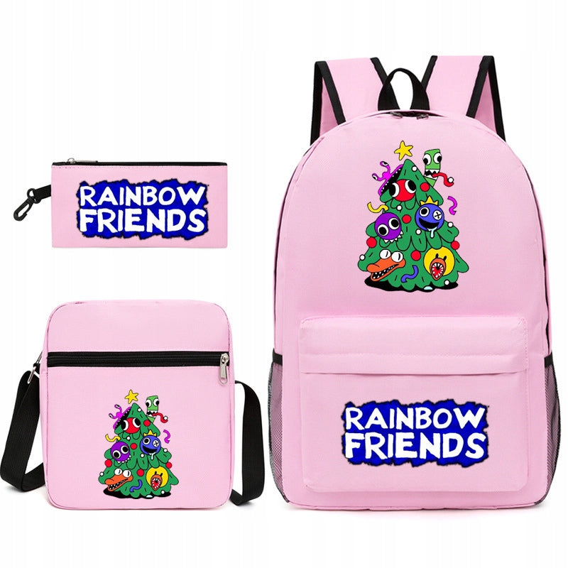 NEW rainbow friends roblox SCHOOL SET BACKPACK A4 PENCIL CASE BAG Brand no brand