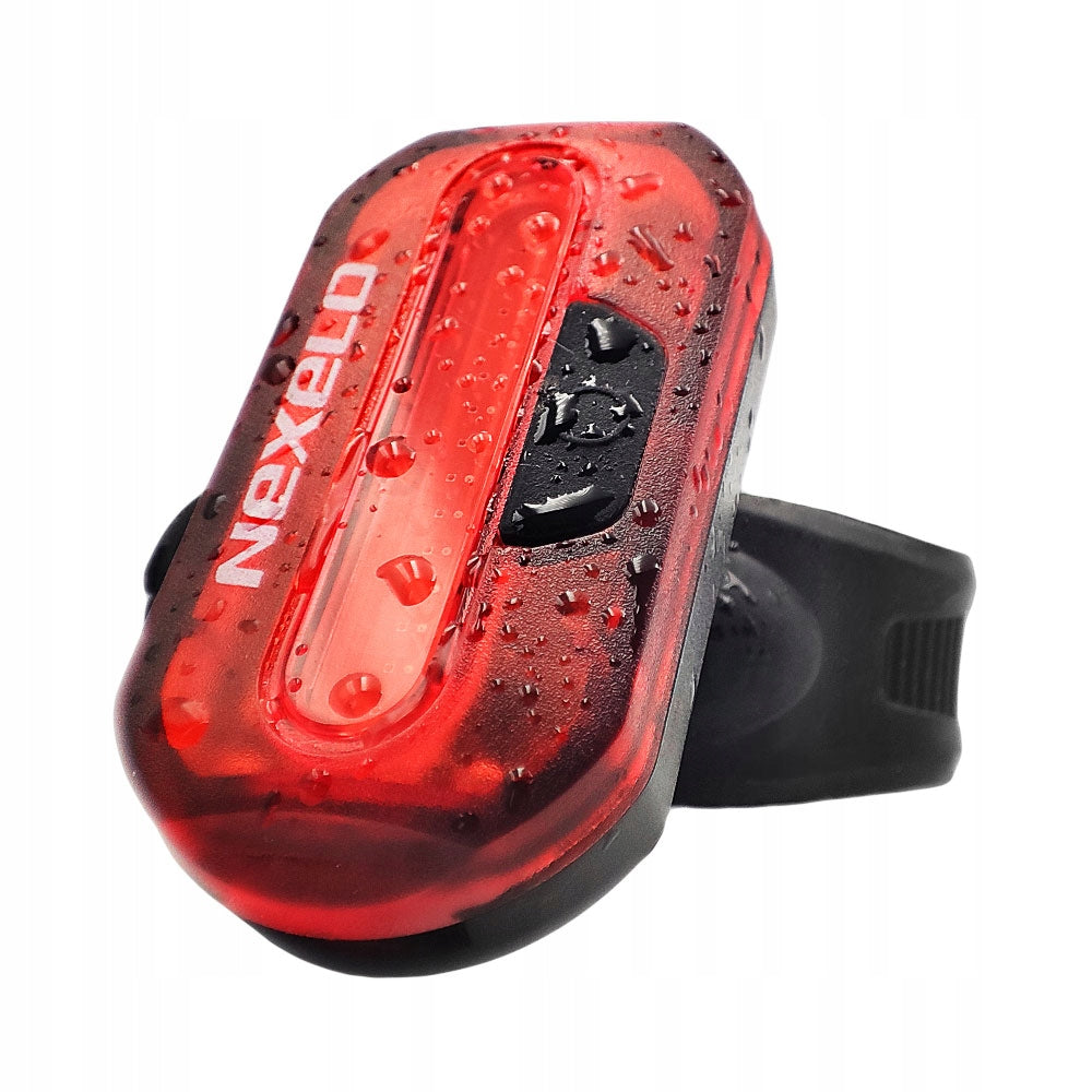 NEXELO L188009NEX Rear Bike Light LED 2 Battery Modes With Reflector