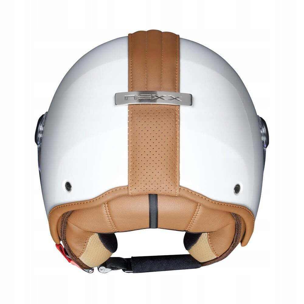 NEXX Open Helmet Y10 Midtown White/Camel - M Manufacturer Nexx