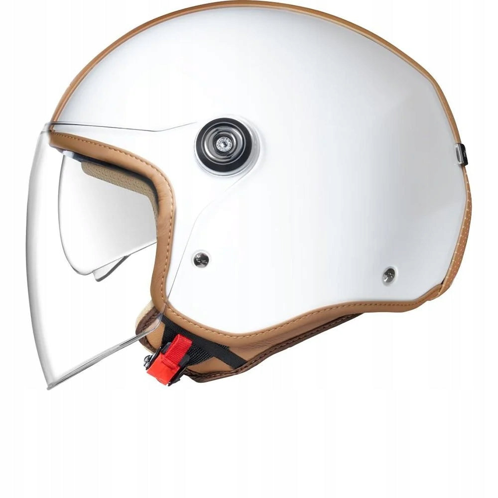 NEXX Open Helmet Y10 Midtown White/Camel - M
