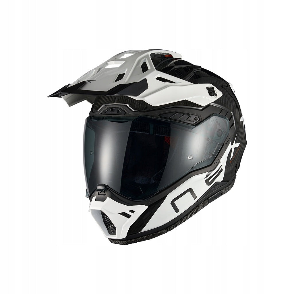 NEXX X.RALLY GRAVIX CARBON WHITE motorcycle helmet r.L
