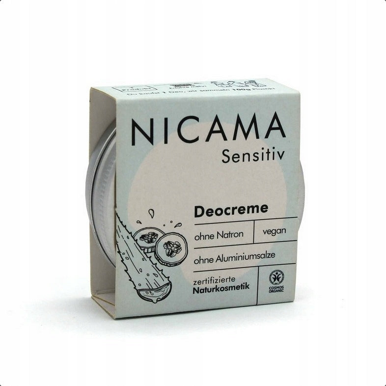 NICAMA - Deodorant in cream - Sensitive 45 g Packaging status original