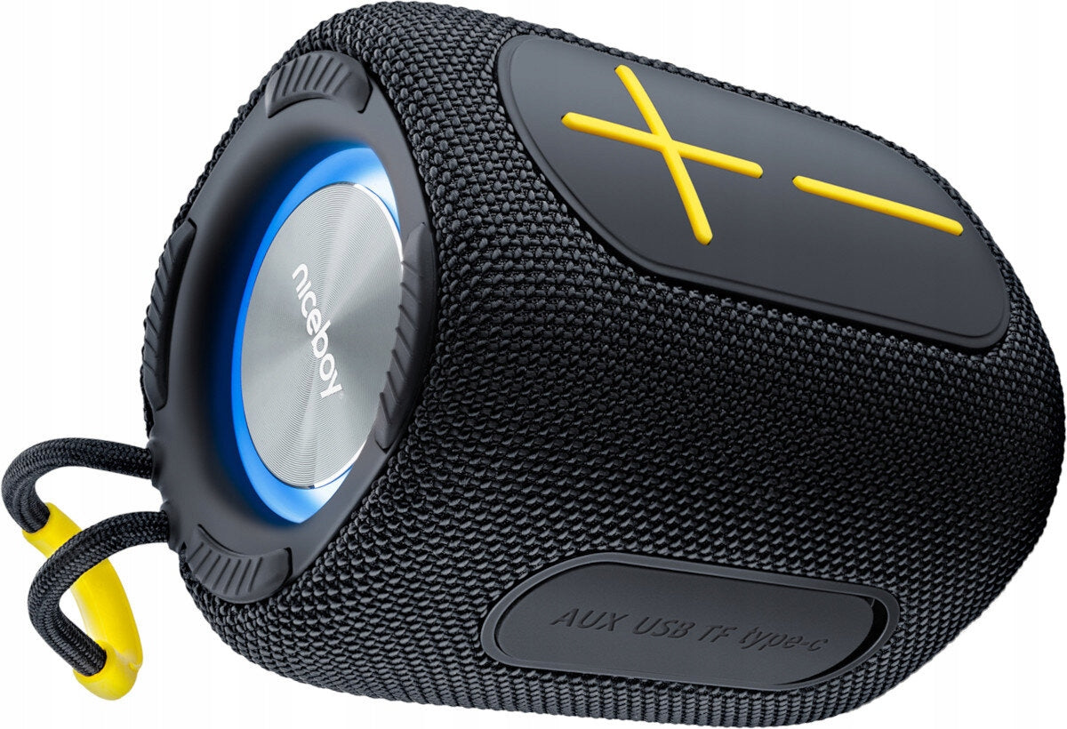 NICEBOY Raze Supersonic Mobile Speaker 16W FM Radio Battery 15h IPX6 USB-C Manufacturer code 8594182427097