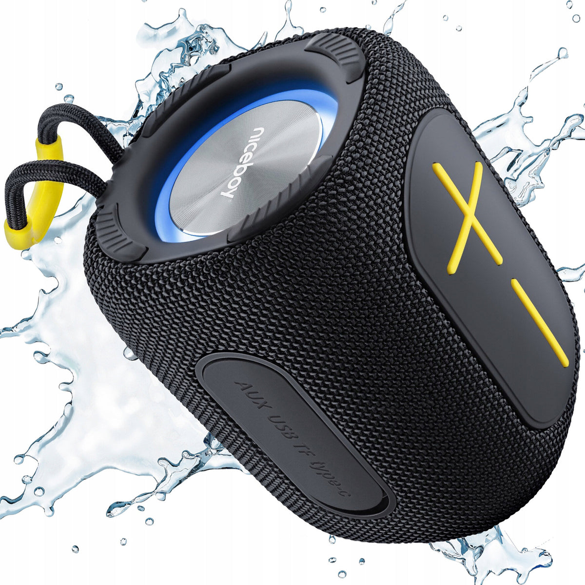 NICEBOY Raze Supersonic Mobile Speaker 16W FM Radio Battery 15h IPX6 USB-C