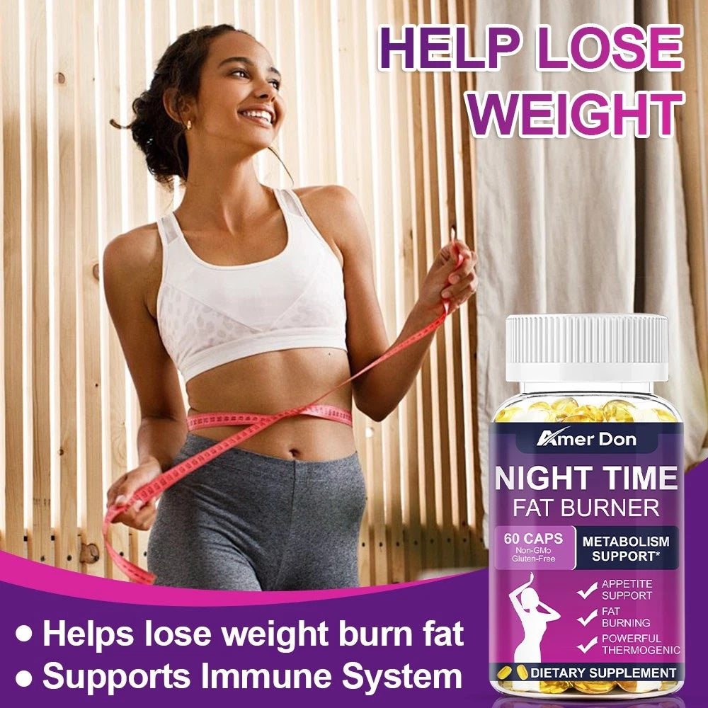 NIGHT TIME FAT BURN EXTREME – Slimming tablets – THE STRONGEST legal Packaging status original