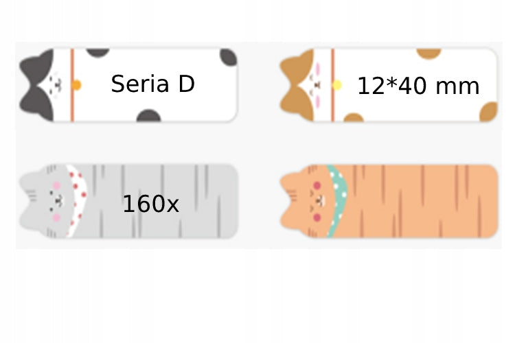 NIIMBOT Labels Stickers Series D 12*40mm KITTENS1