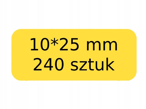 NIIMBOT Labels Stickers YELLOW 10*25mm 240pcs