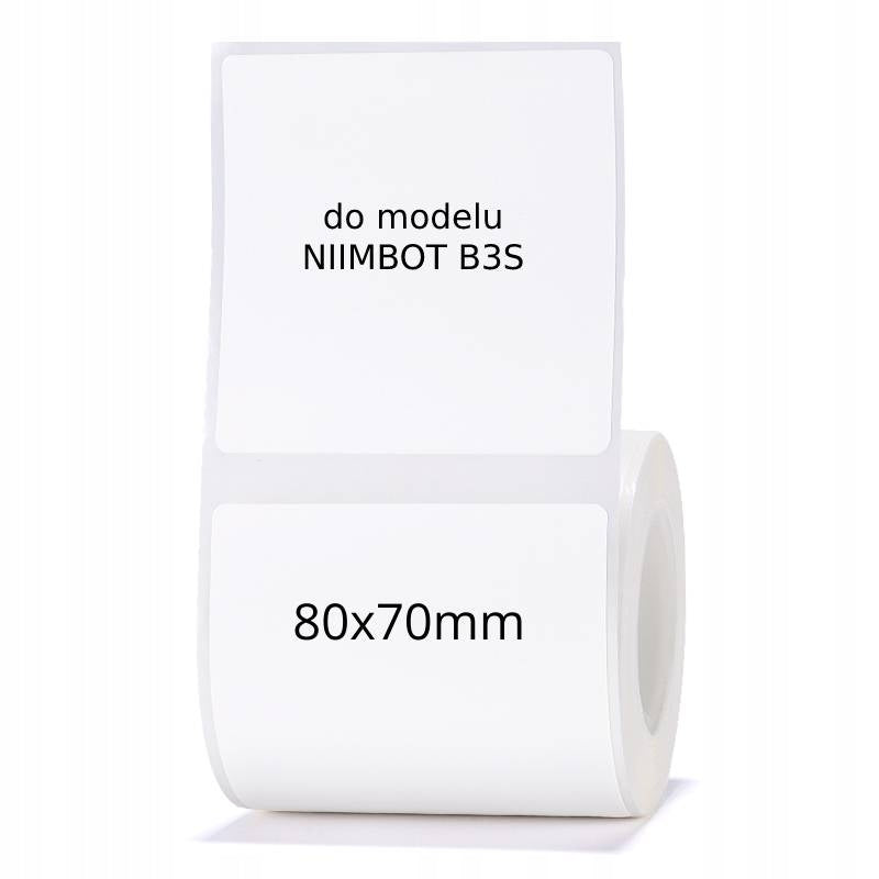 NIIMBOT Labels Stickers for B3S 80*70mm 95pcs