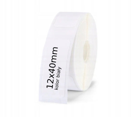 NIIMBOT THERMAL LABELS STICKERS 12x40MM 155PCS SELF ADHESIVE ROLL