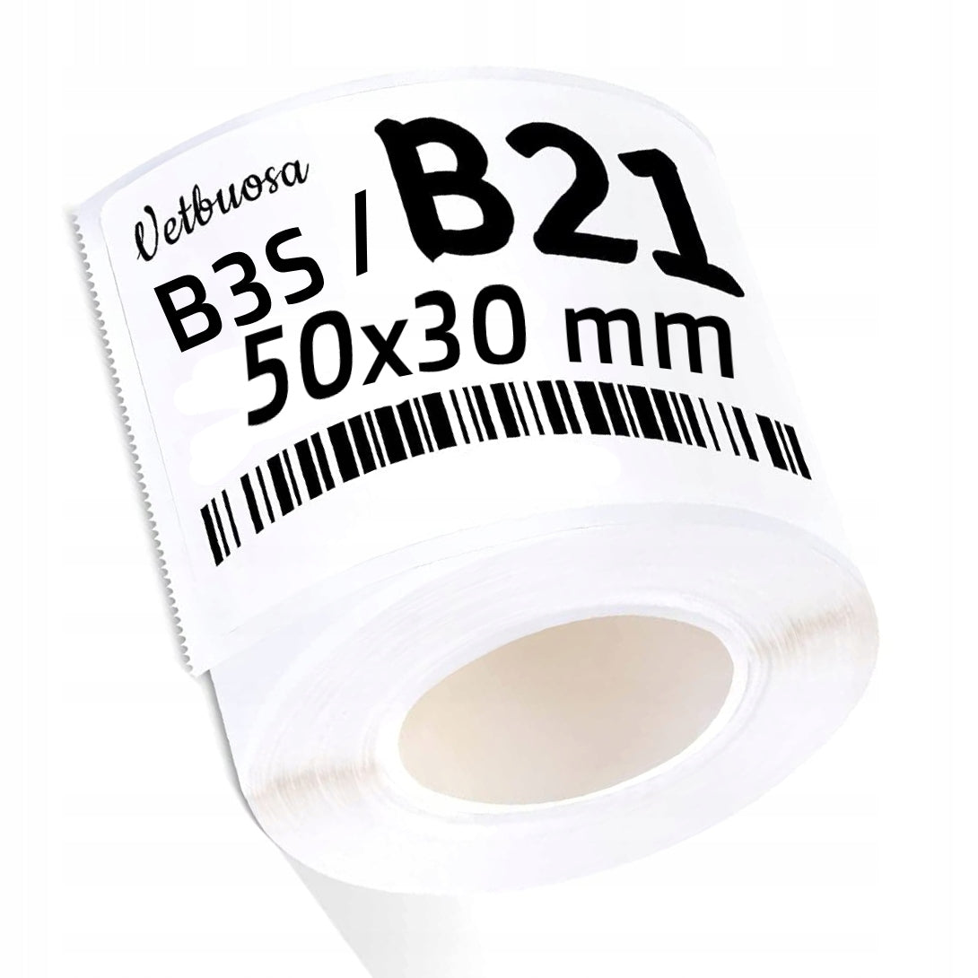 NIIMBOT THERMAL LABELS STICKERS B21 B3S 50x30MM 230pcs SELF ADHESIVE