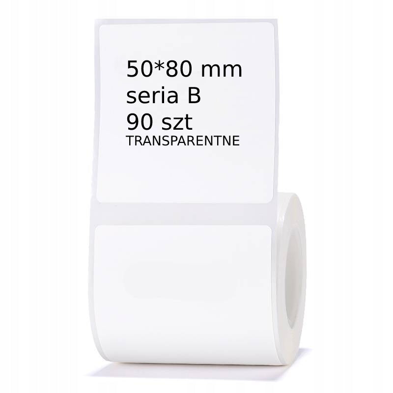 NIIMBOT THERMAL LABELS STICKERS B21 B3S 50x80mm SELF-ADHESIVE ROLL
