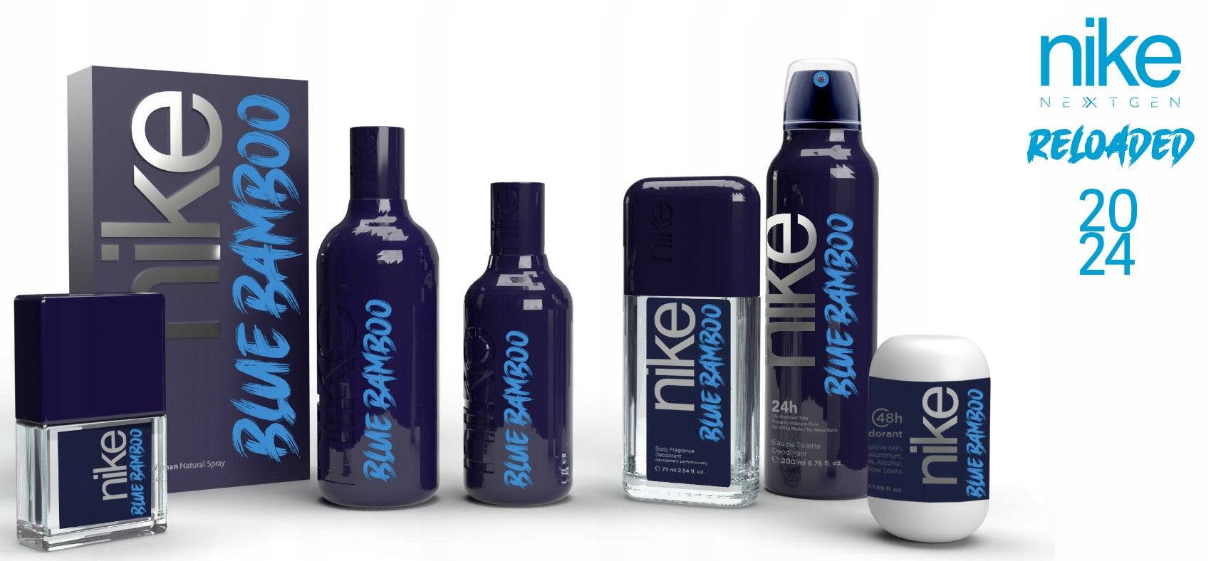 NIKE BLUE BAMBOO Eau De Toilette male 100 ml EDT MAN Packaging status original