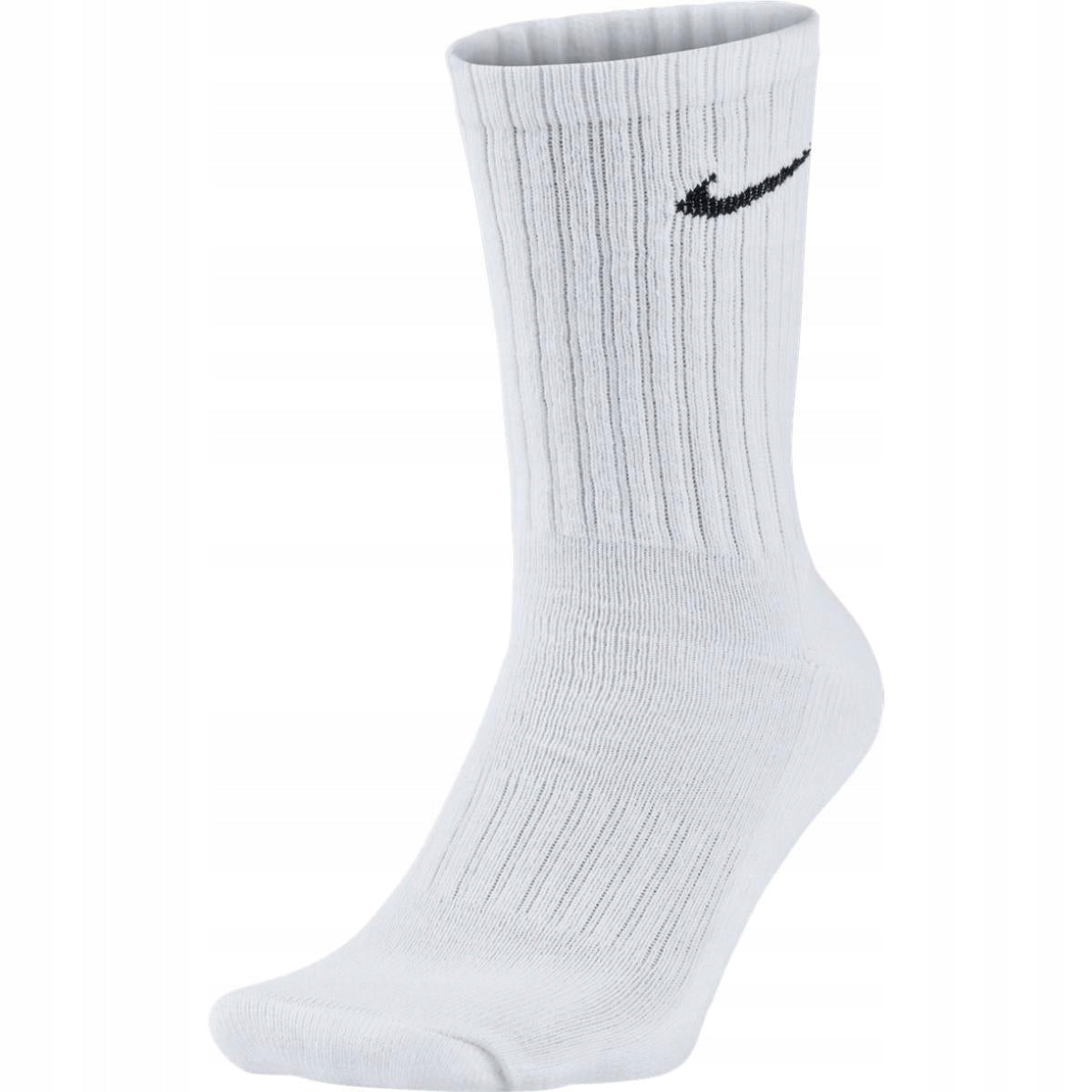 NIKE EVER DAY UNISEX SOCKS SIZE 38-42 WHITE ANKLE SOCKS 3 PAIRS Packaging status original