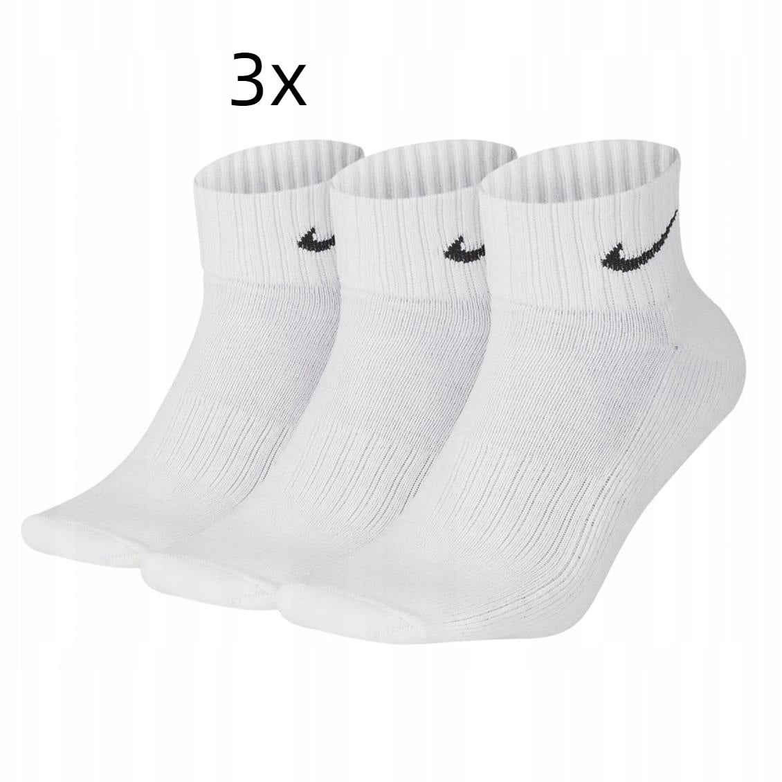 NIKE Socks Medium Long Everyday Cushion Ankle DRI-FIT 3-Pack 42-46 Packaging status original