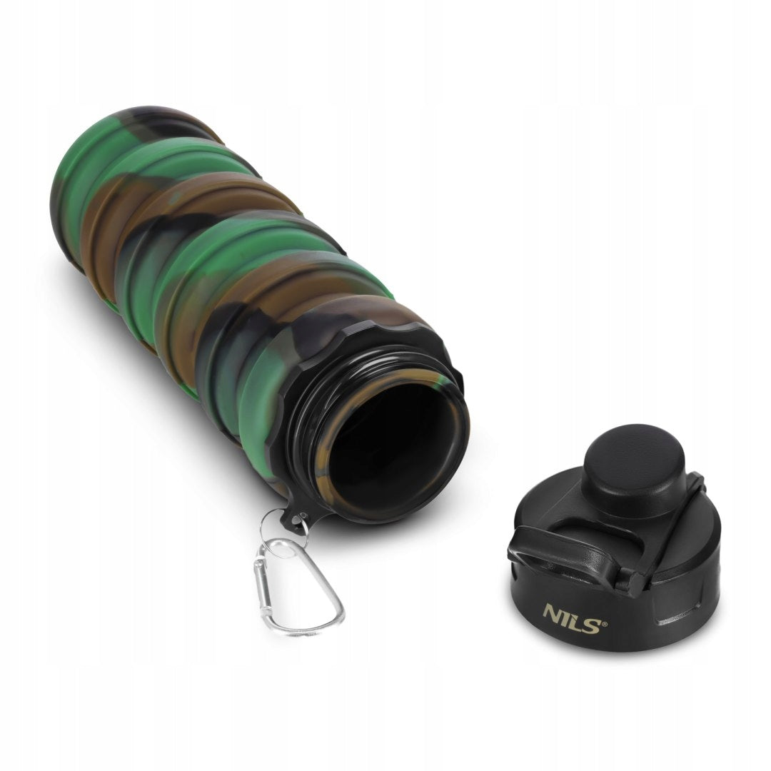 NILS NC4106 SILICONE WATER BOTTLE FOLDABLE 500 ML GREEN Manufacturer code 5908261682933