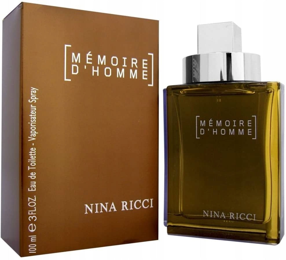 NINA RICCI MEMOIRE D'HOMME EAU DE TOILETTE 100 ML RARE
