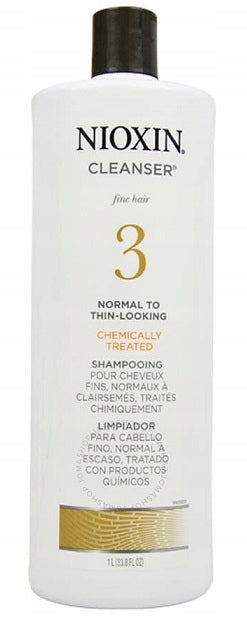 Erfrischendes Haarshampoo Nioxin Hair System 3 Cleanser 1000 ml 