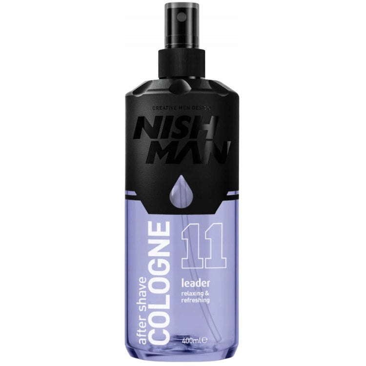 NISHMAN AFTER SHAVE 11 LEADER AFTER SHAVE COLOGNE SPRAY 400ML Packaging status original