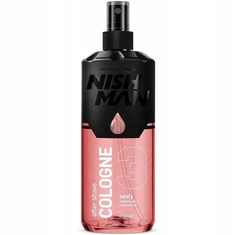 NISHMAN AFTER SHAVE COLOGNE SPRAY 03 NESLY MALE 400 ML Packaging status original