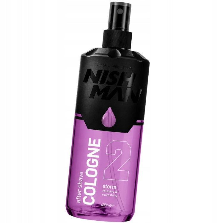 NISHMAN AFTER SHAVE COLOGNE SPRAY AFTER SHAVE 02 STORM 400ML Brand Nishman