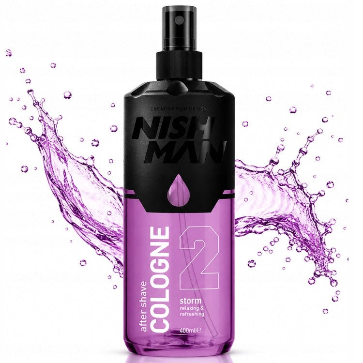 NISHMAN AFTER SHAVE COLOGNE SPRAY AFTER SHAVE 02 STORM 400ML