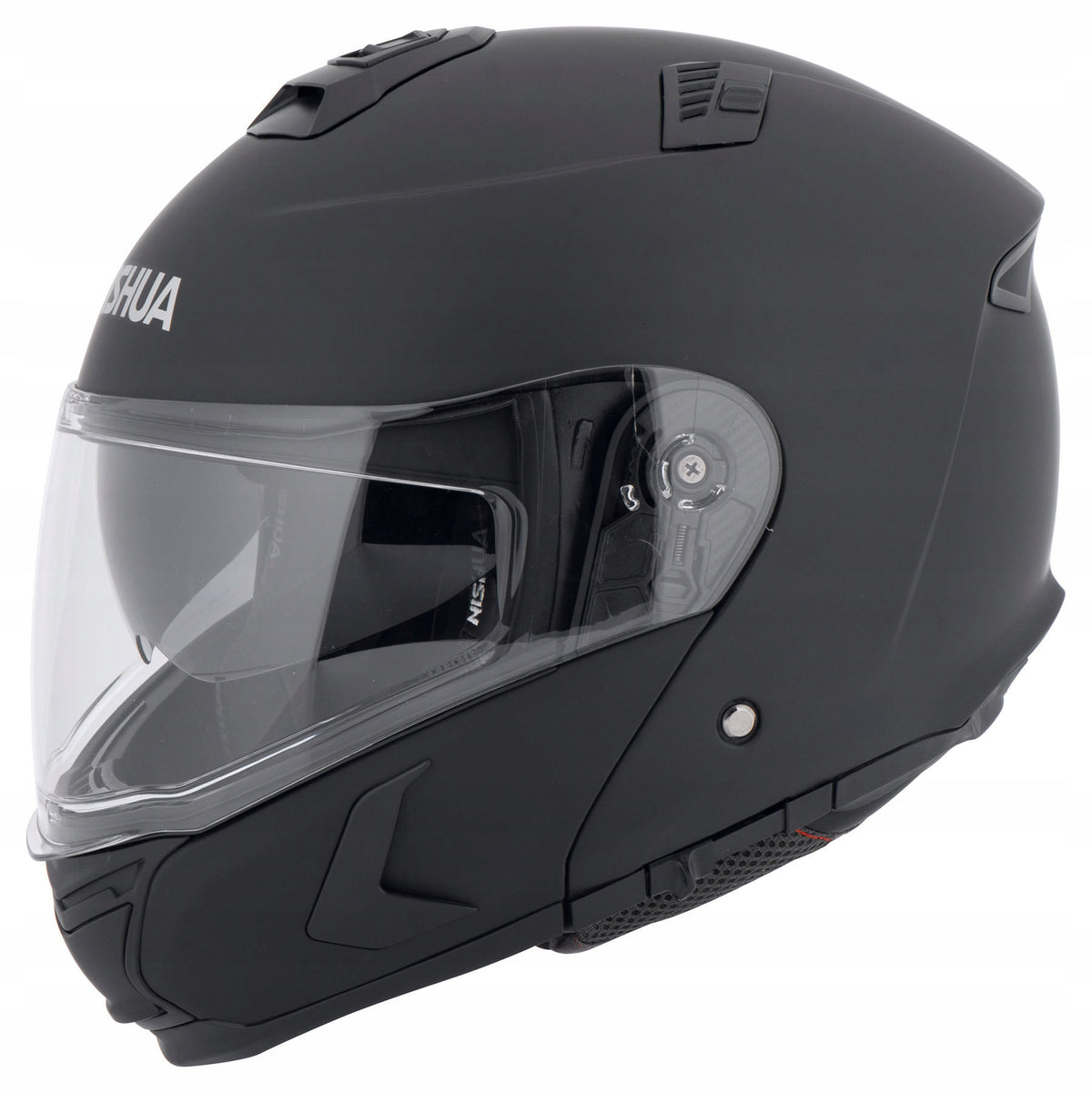 NISHUA NFX-4 Jaw Motorcycle Helmet For Touring Motorcycle Black Mat r.