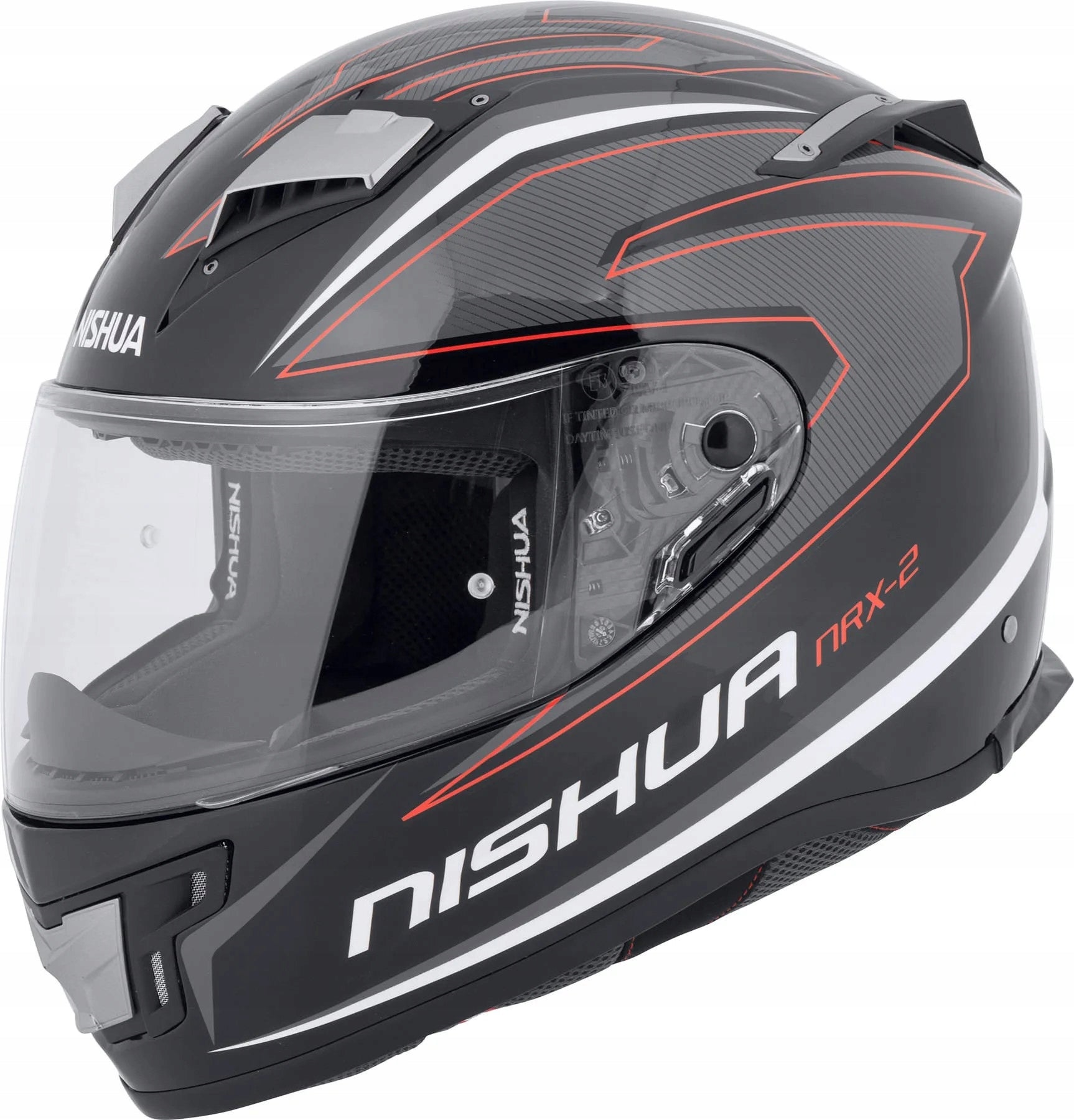 NISHUA NRX-2 Integral Tourist Motorcycle Helmet Naked For Track