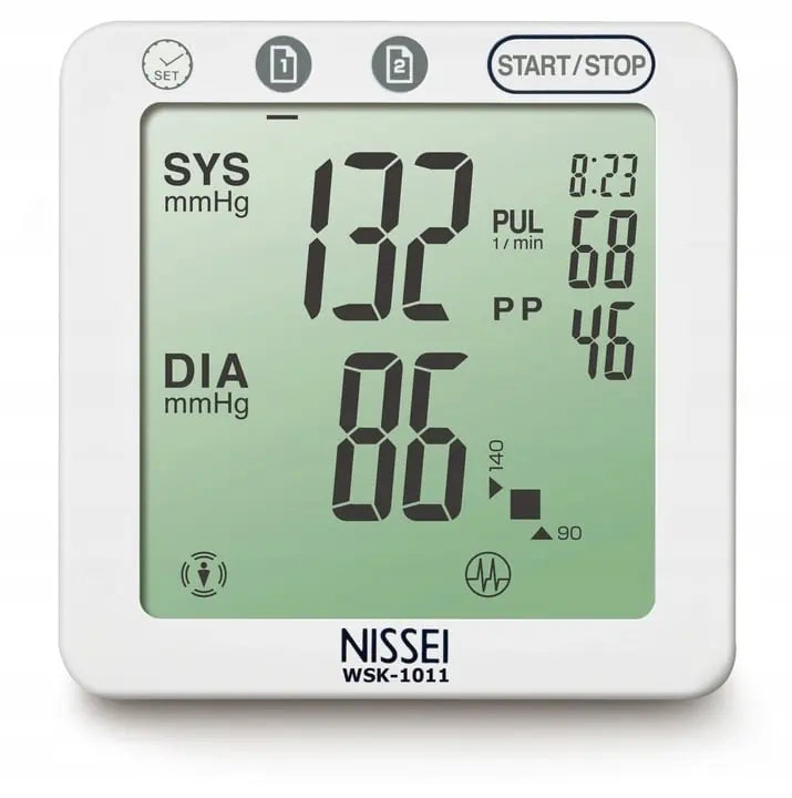 NISSEI Automatic wrist blood pressure monitor WSK-1011 EAN (GTIN) 4931140061209