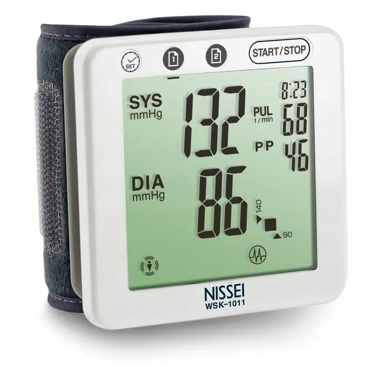 NISSEI Automatic wrist blood pressure monitor WSK-1011 Manufacturer code WSK-1011