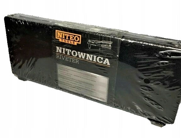 NITEO TOOLS Hand Riveter set + 100 rivets, replaceable tips