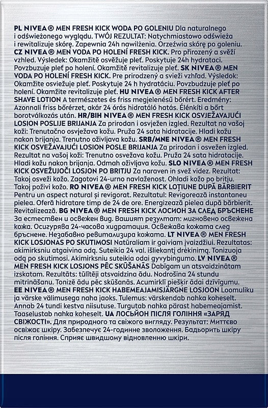 NIVEA MEN AFTERSHAVE 100ML FRESH KICK Brand NIVEA