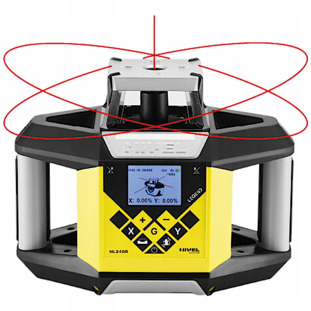 NIVEL SYSTEM Rotary laser red 500m IP54 NL340R DIGITAL Manufacturer code NL340R DIGITAL