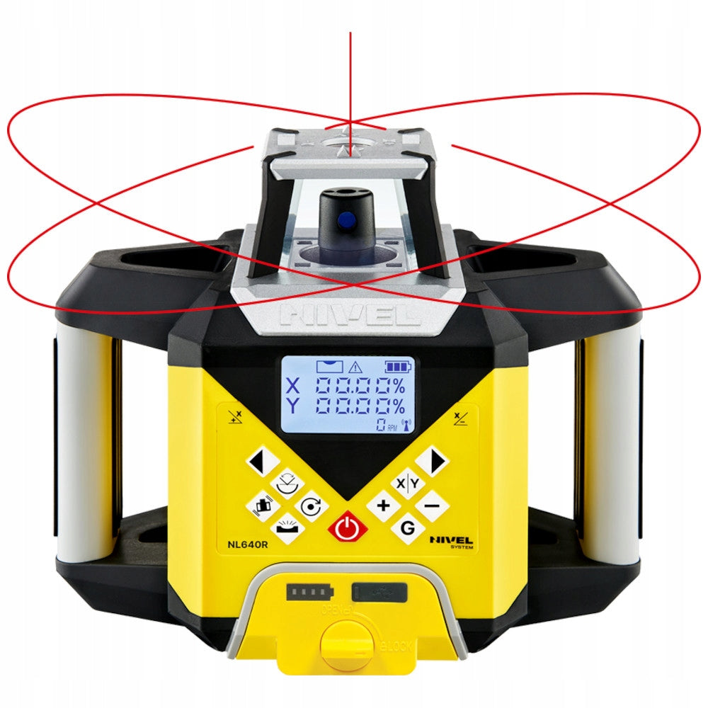 NIVEL SYSTEM Rotary laser red NL640R + Patch LS-24 + Tripod SJJ1 Manufacturer code NL640R DIGITAL set SJJ1 LS24