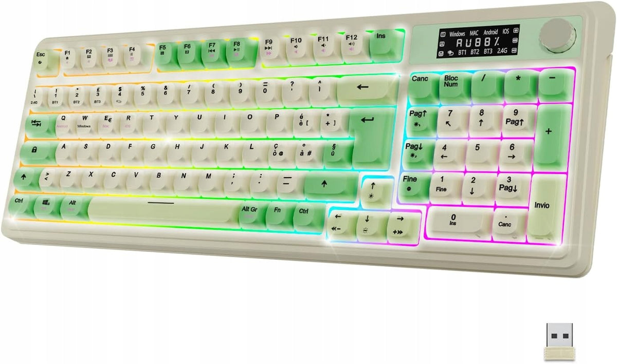 NK251 Wireless Keyboard with QWERTY Battery