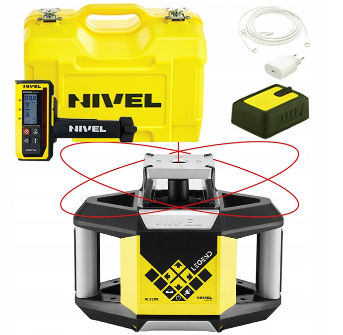 NL320R RED laser leveler 500m drops