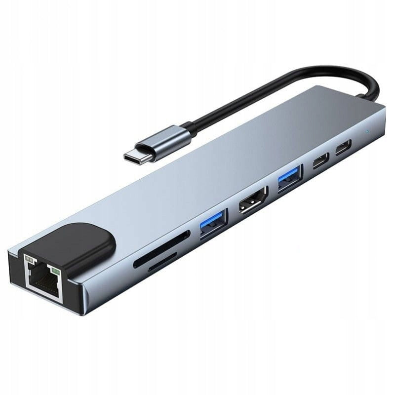 NN ADAPTER 9in1 Hub Splitter USB SD TF HDMI RJ45 Manufacturer no brand