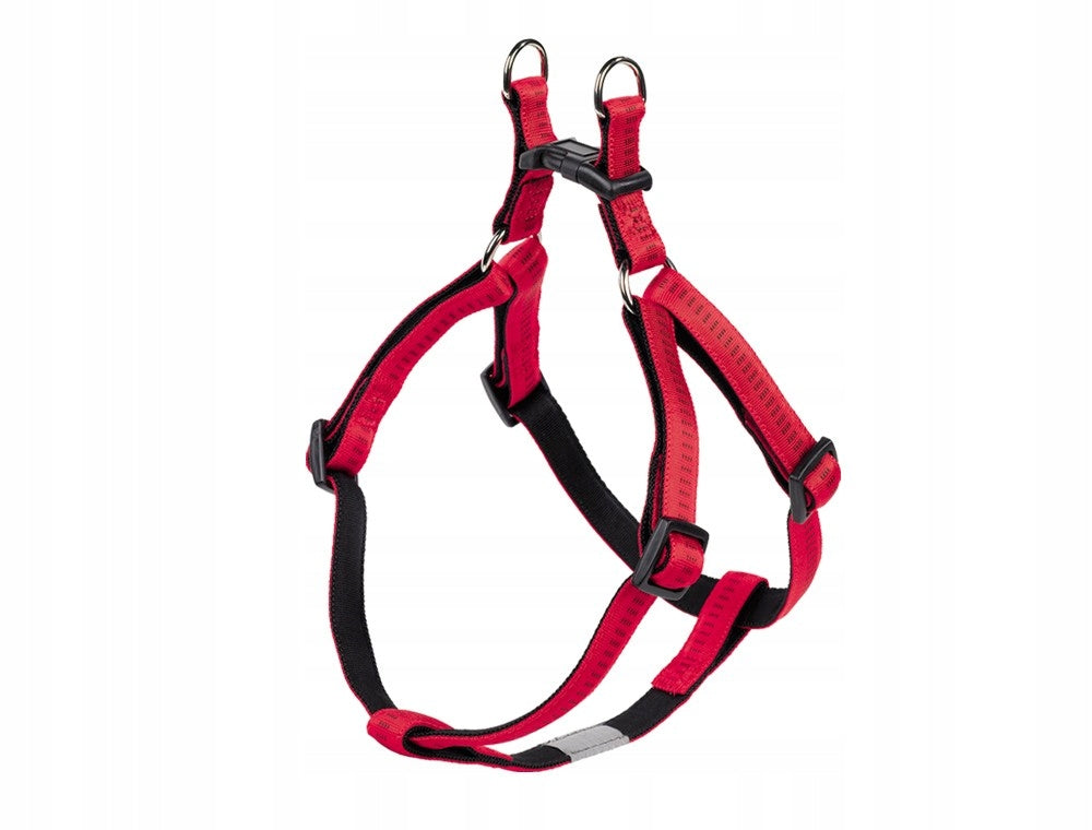 NOBBY Dog Harness Soft Grip M-L Red 50-72cm