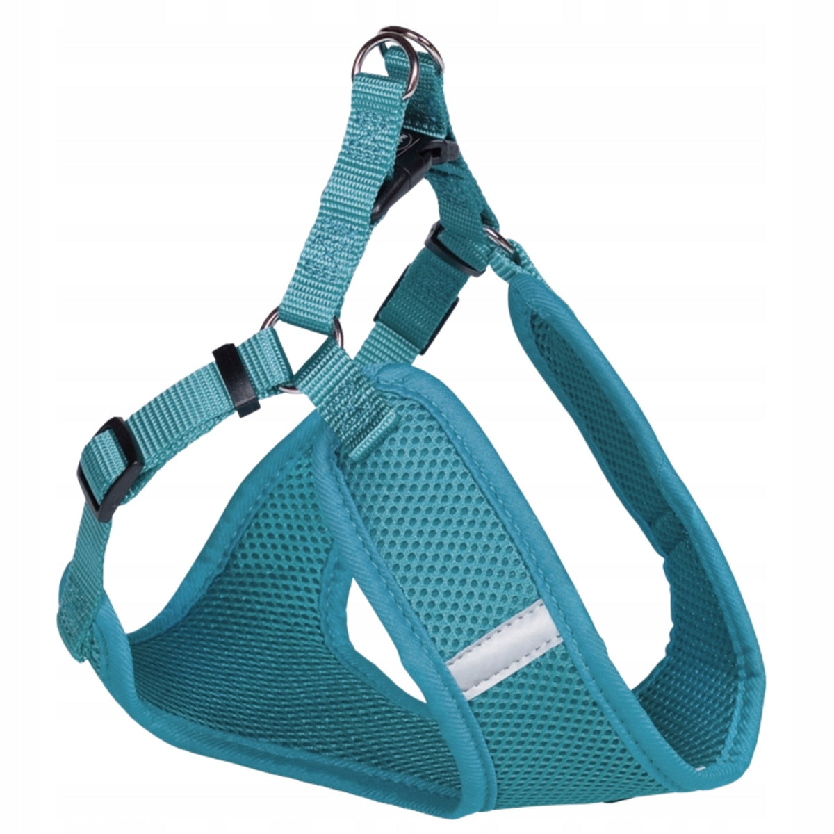NOBBY Mesh Reflect M Dog Harness - Turquoise 48-56cm