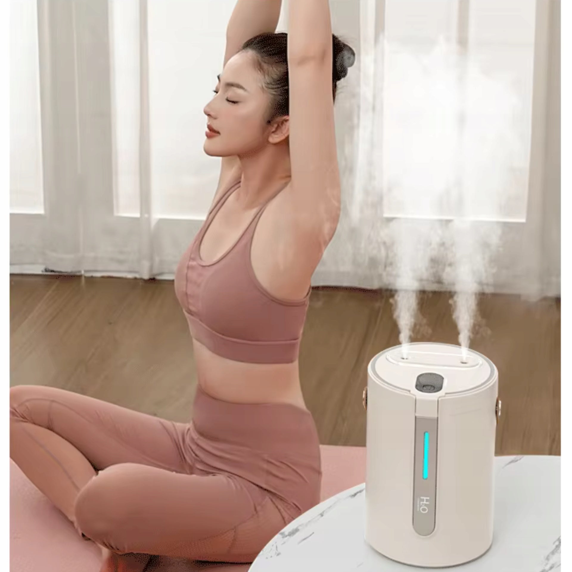 NOCTON Dual Nano-Mist Ambient LED USB-C Efficient Air Humidifier Type steam humidifier