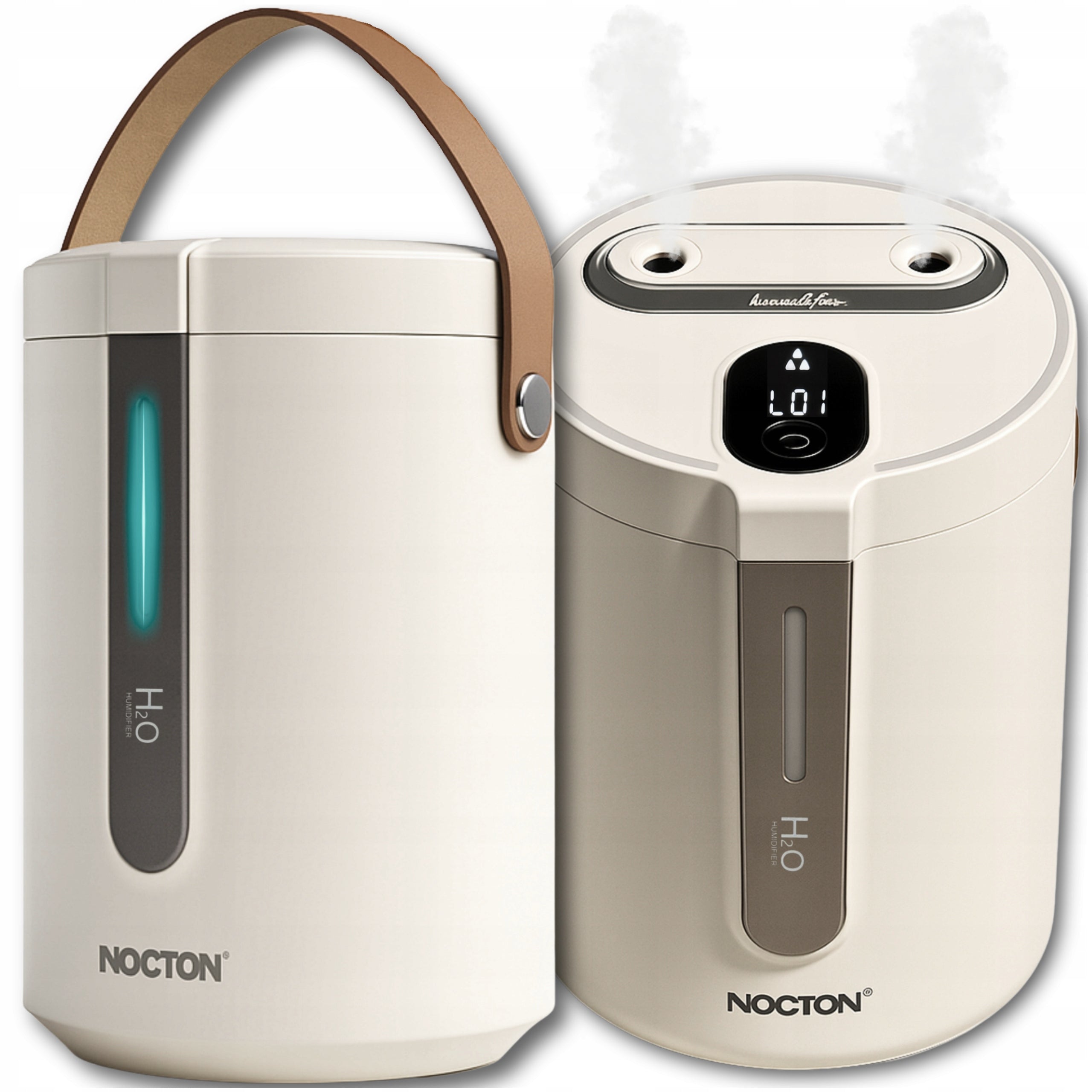 NOCTON Dual Nano-Mist Ambient LED USB-C Efficient Air Humidifier