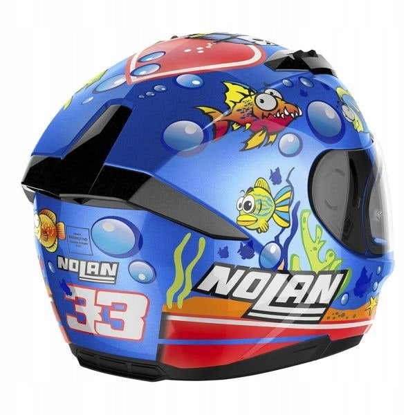 NOLAN N60-6 GEMINI REPLICA 51 RED/BLUE/ORANGE 'XL Manufacturer's catalog number N66000300-051-XL