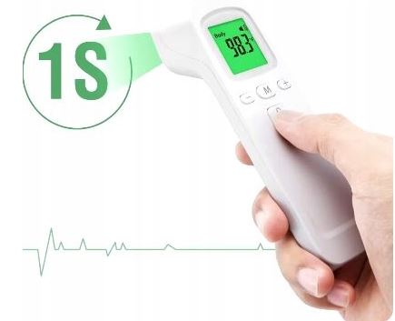 NON-CONTACT ELECTRONIC THERMOMETER ACCURATE 1s INFRARED LCD Packaging status original