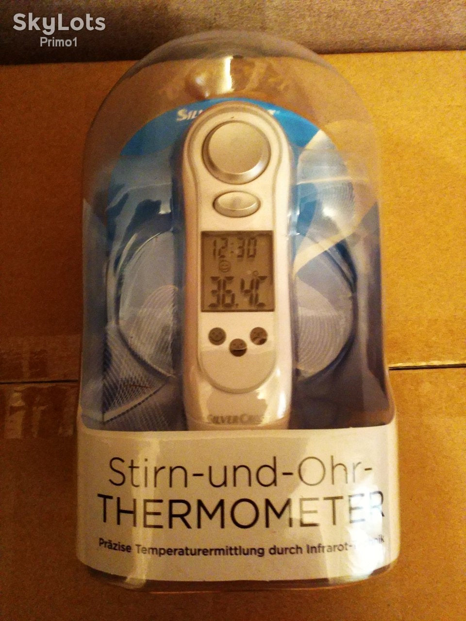 NON-CONTACT HAND THERMOMETER SILVERCREST SSOT 6 B2 Manufacturer of a medical device brak informacji